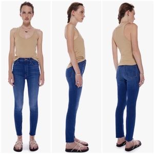 MOTHER Denim Swooner Ankle Fray Jeans in Taxi! NEW